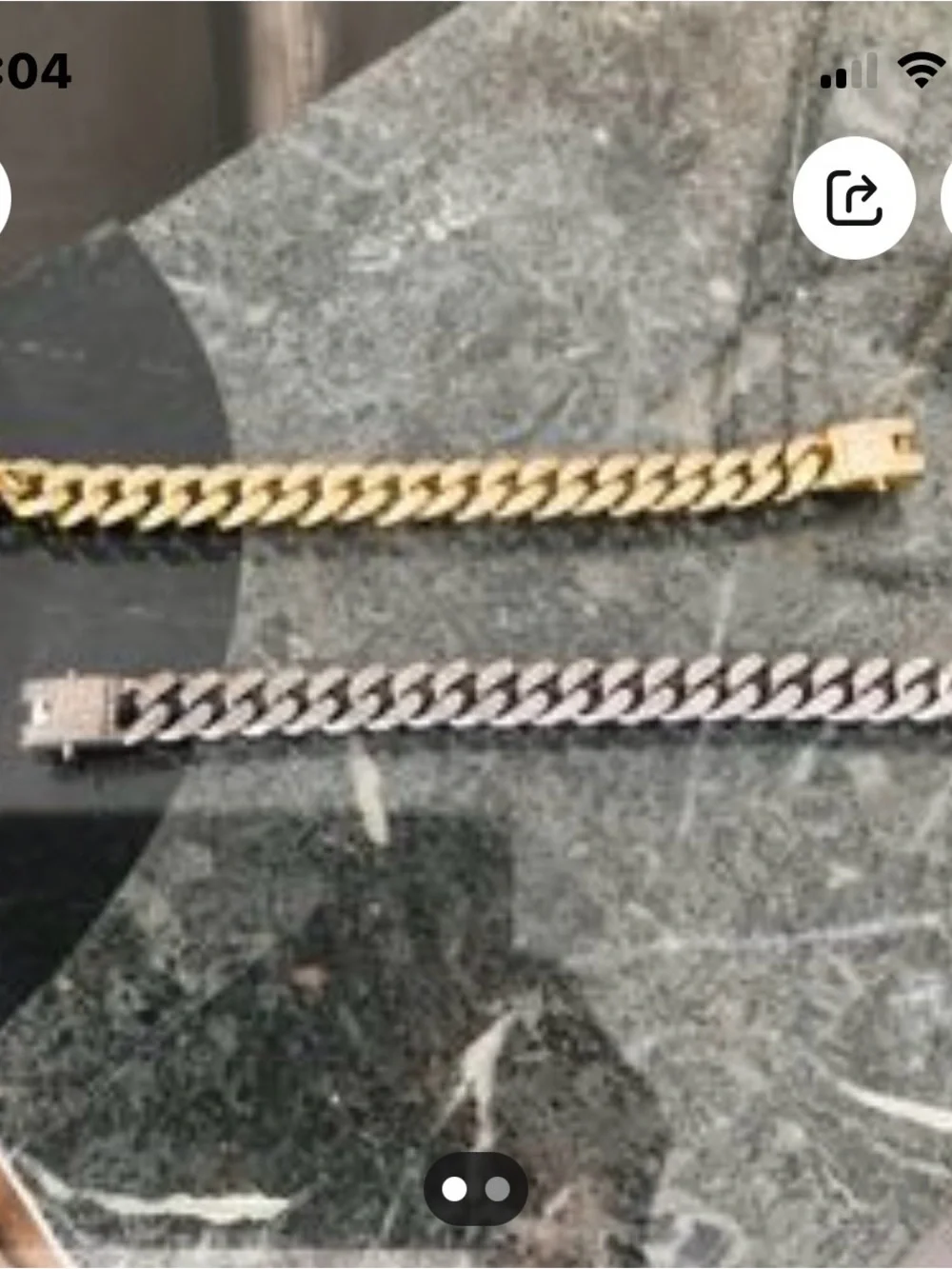 New Gold or Silver Iced Link Bracelet